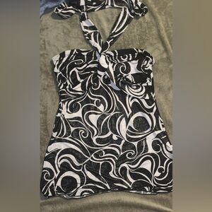 Wet seal halter top